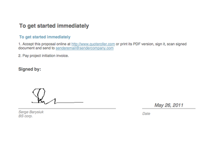 E-signature in PDF