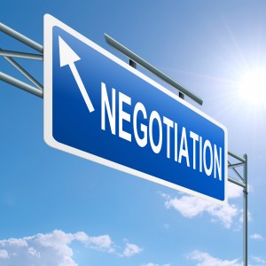 Negotiation concept.